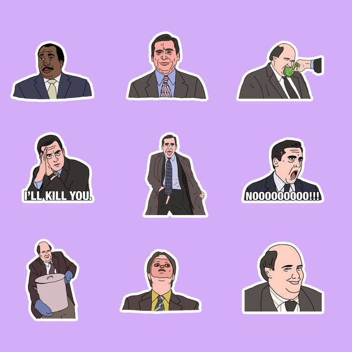 Pop Hot Cards - Wholesale Sticker - The Office Sticker- Dwight CPR Mask Fail1