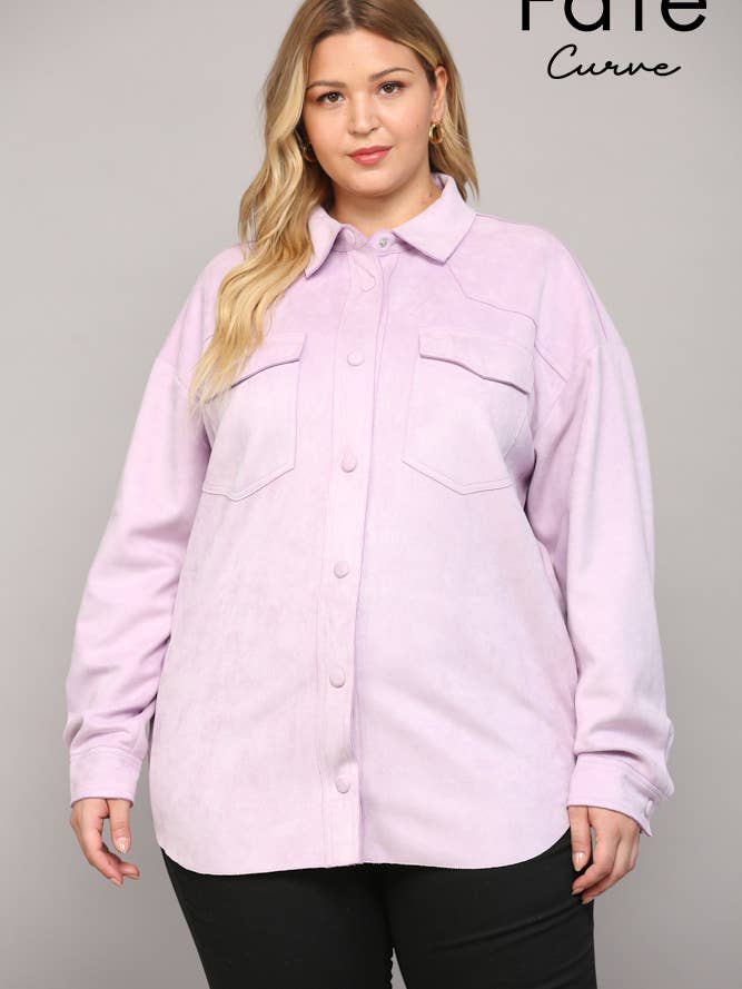 TO FRONT FLAP LOMME FAUX RUSKIND SHACKET FJ70017P for engroshandel hos FATE