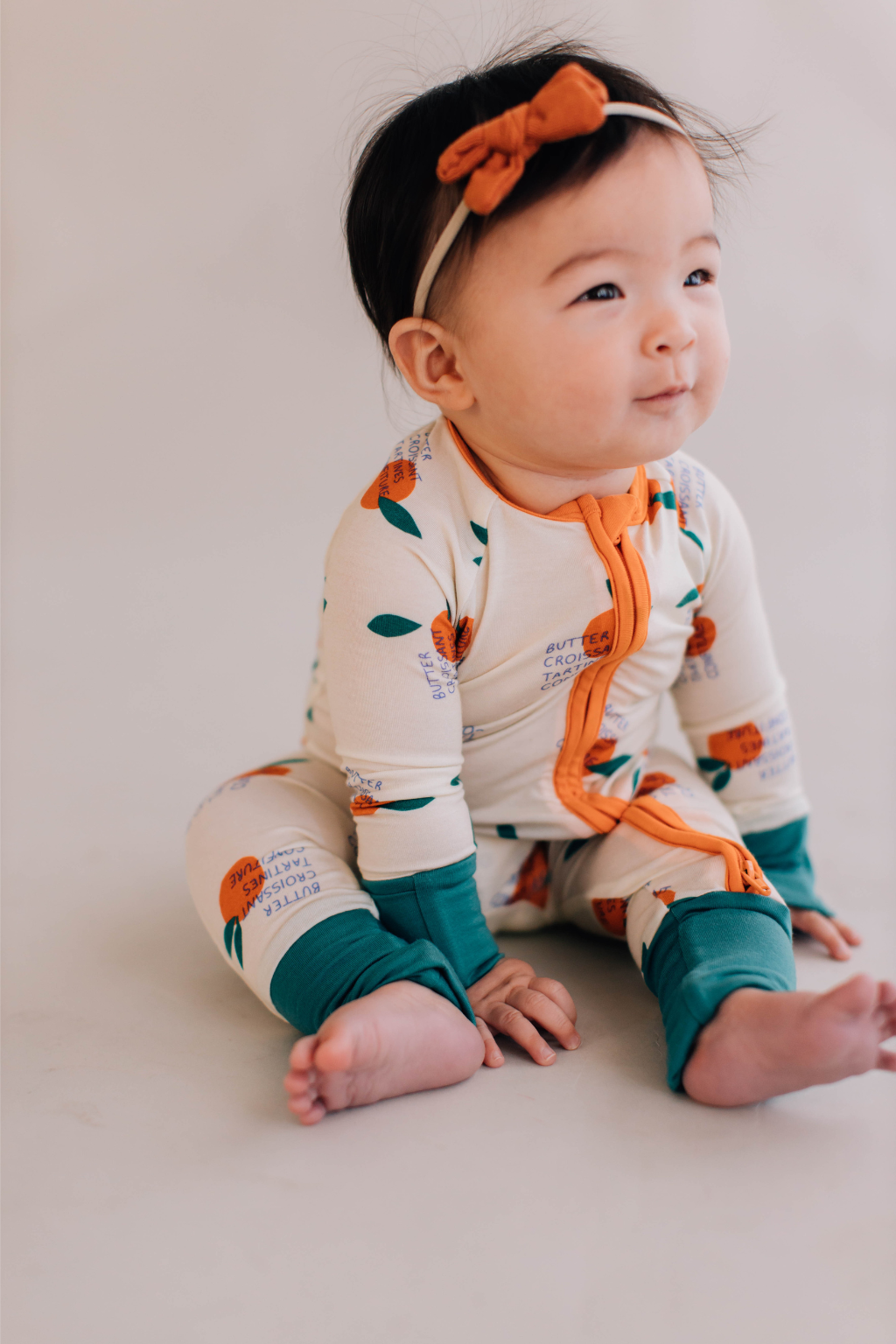 Tangerine Rêve - Wholesale Jumpsuit - Baby - Tangerine Oats Convertible Romper1