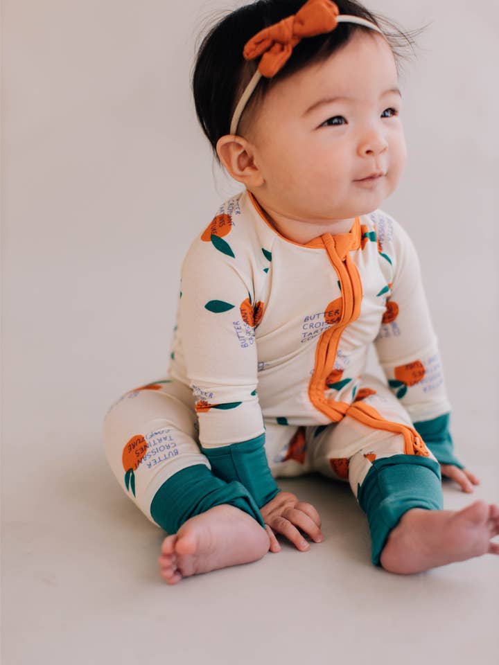 Tangerine Rêve - Wholesale Jumpsuit - Baby - Tangerine Oats Convertible Romper1