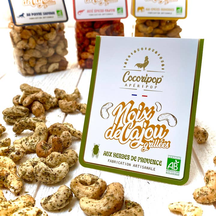 Cocoripop - Wholesale Nuts - Herbs of Provence cashew nuts 110g packet0