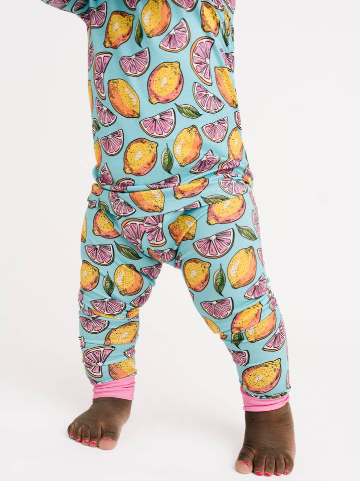 Little One Shop - Wholesale Clothing Set - Baby - Pink Lemonade Bamboo Set
