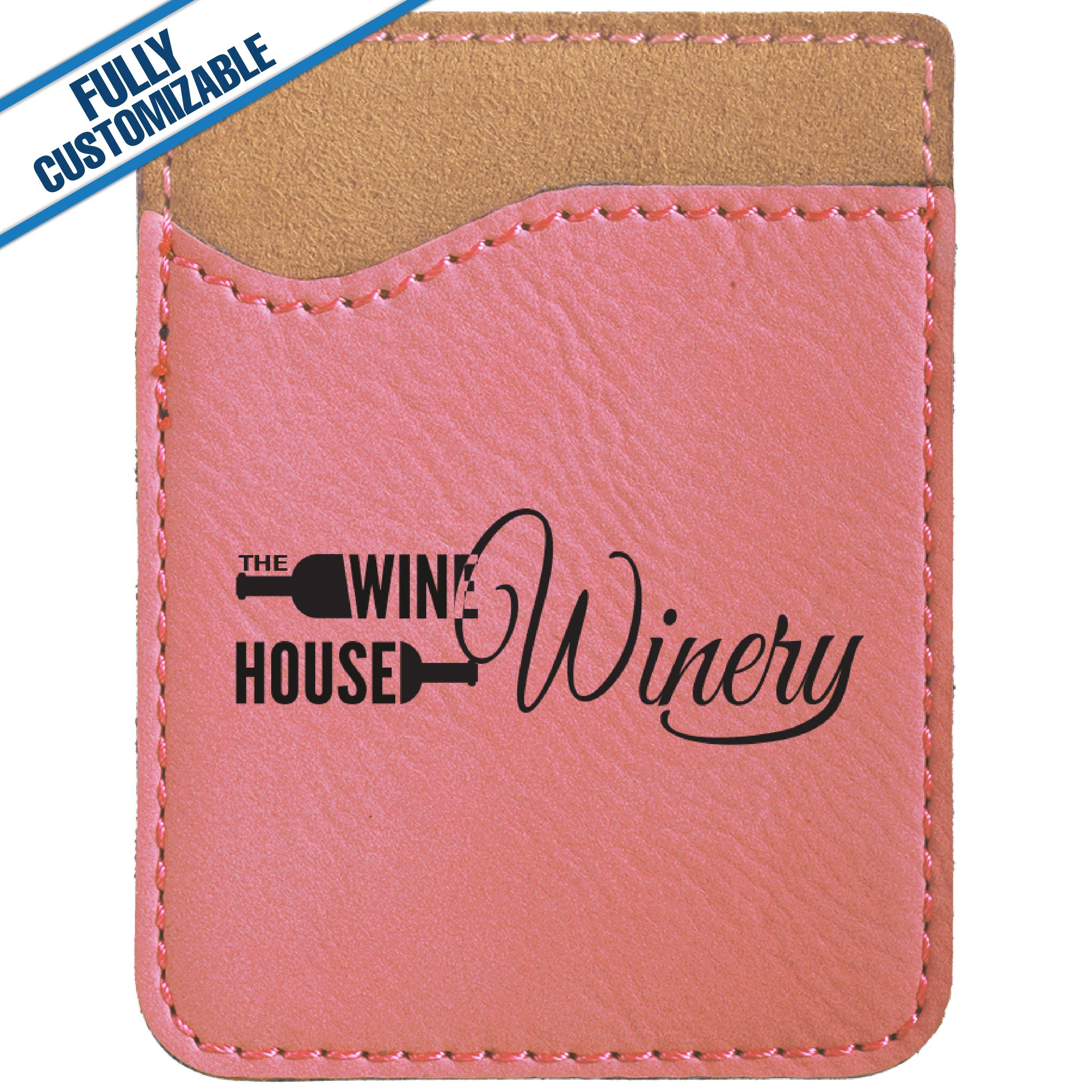 GiftWorksPlus - Wholesale Phone Wallet - Unisex - Leatherette Phone Wallet - Fully Customizable5
