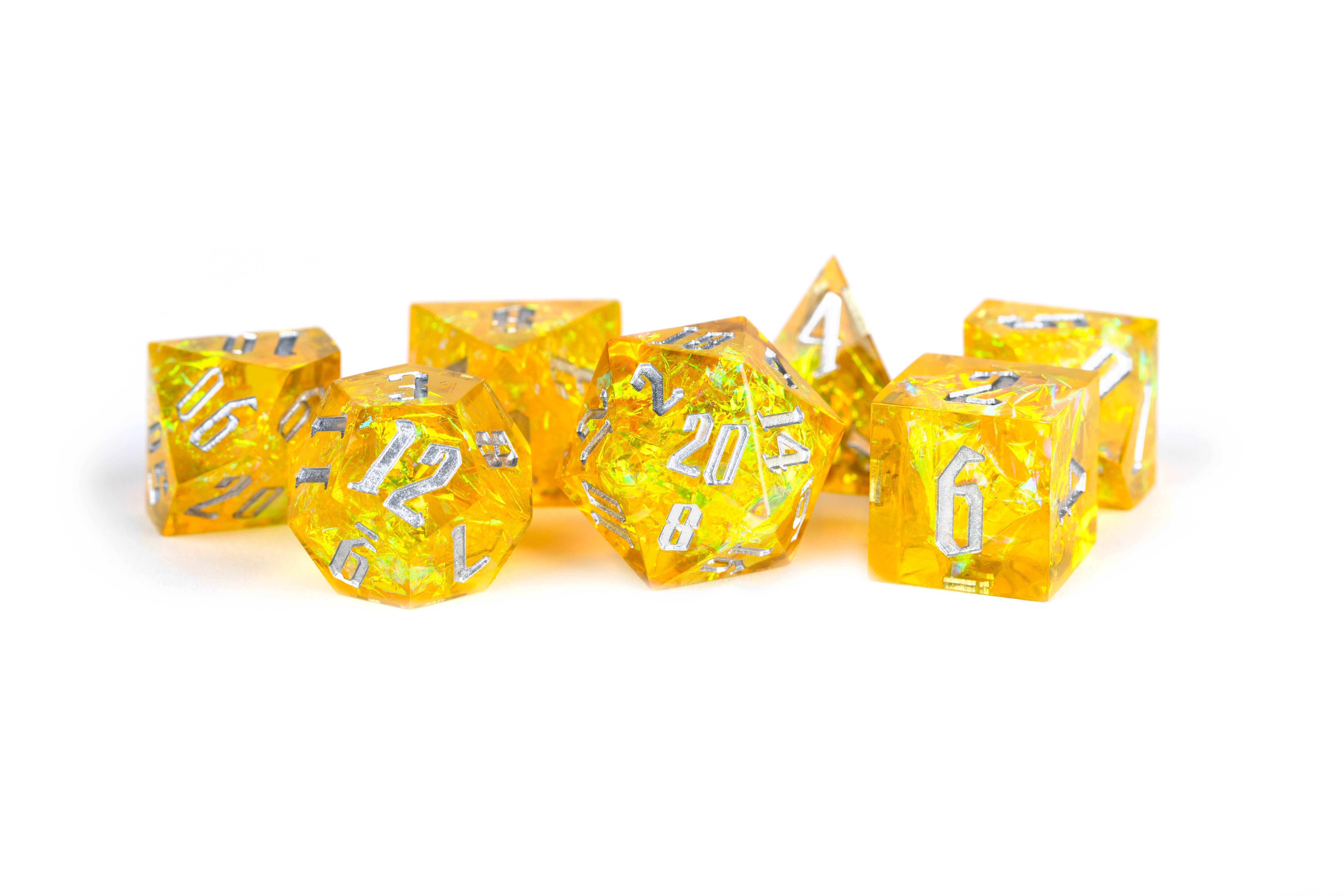 FanRoll by Metallic Dice Games - Wholesale Dobbelstenen - PREMIUM handgemaakte Sharp Edge-dobbelstenen (18 opties)1