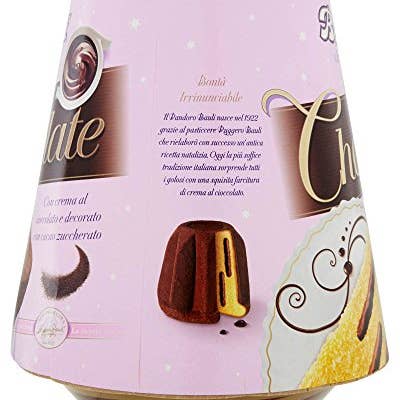 Made in eatalia - Wholesale Cake - Bauli: "Chocolate" Pandoro Christmas cake, With Chocolate Cream 26.4 Ounces (750g)3