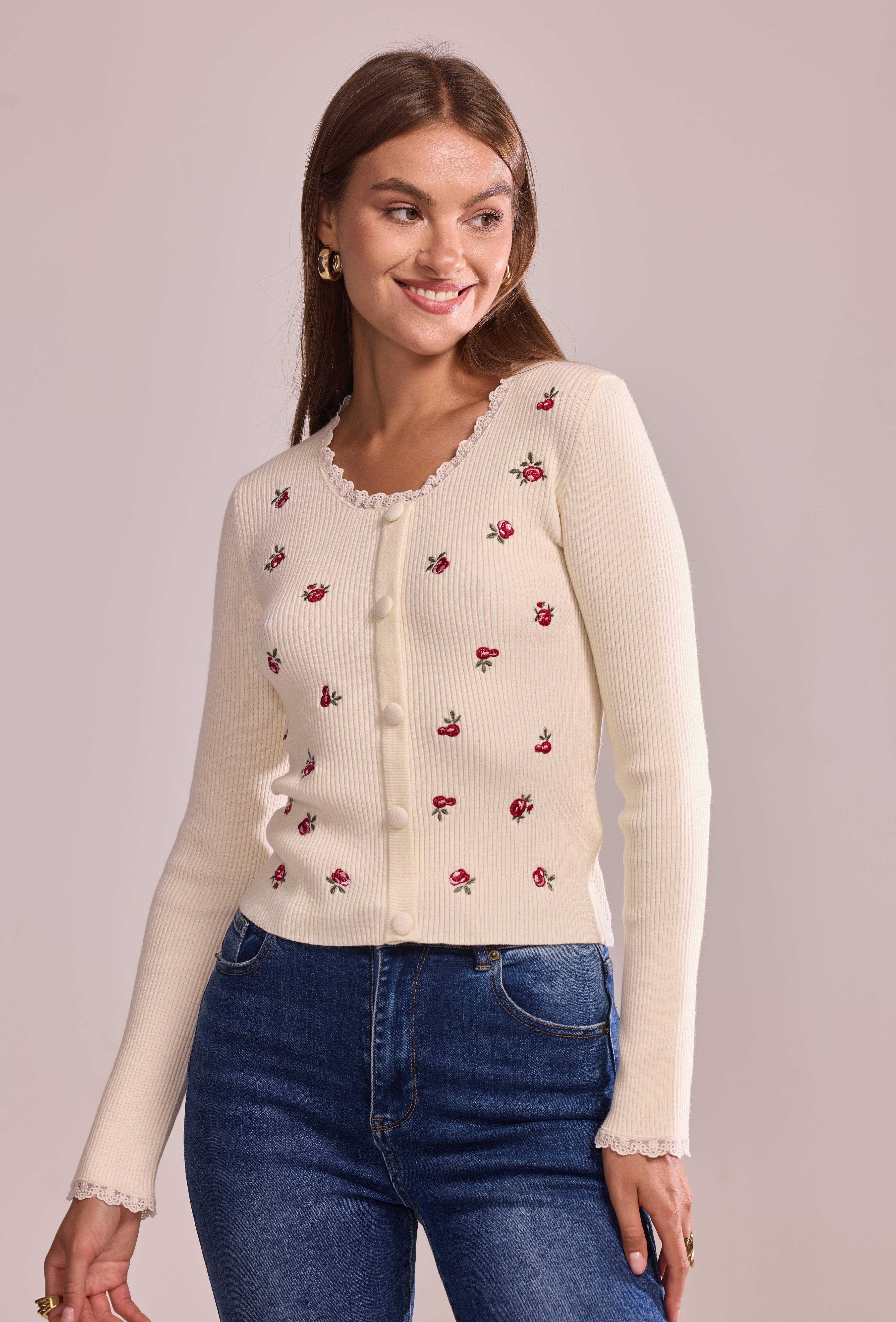 Cherry Paris - Wholesale Knit Sweater - Women's - Pull Ysée - IY257023