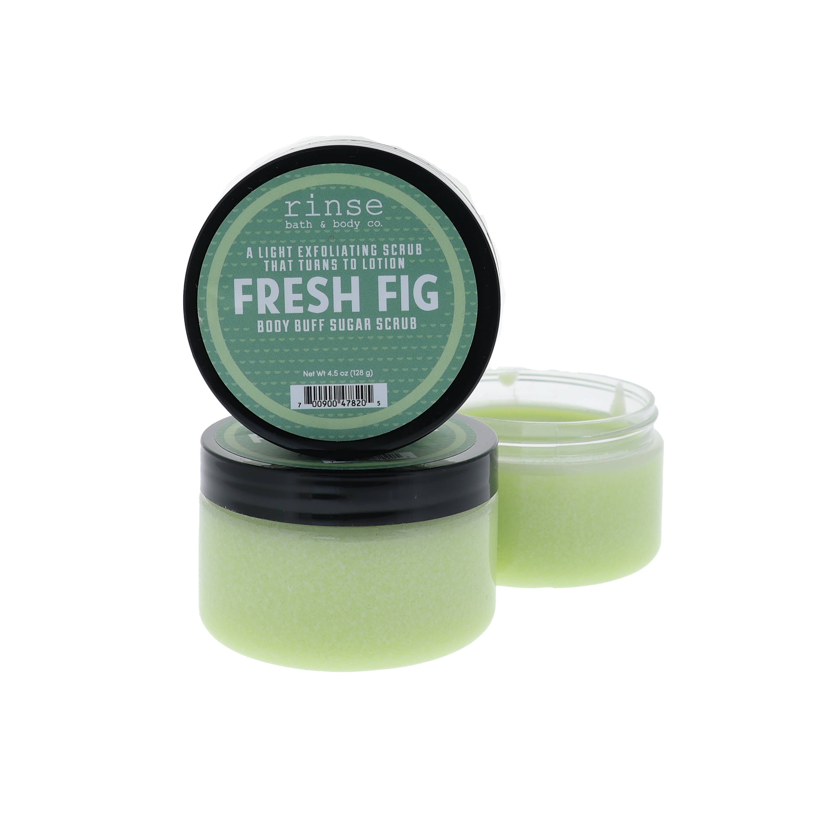 Rinse Bath Body Inc - Wholesale Body Scrub/Exfoliant - Body Buff Sugar Scrub - Fresh Fig0