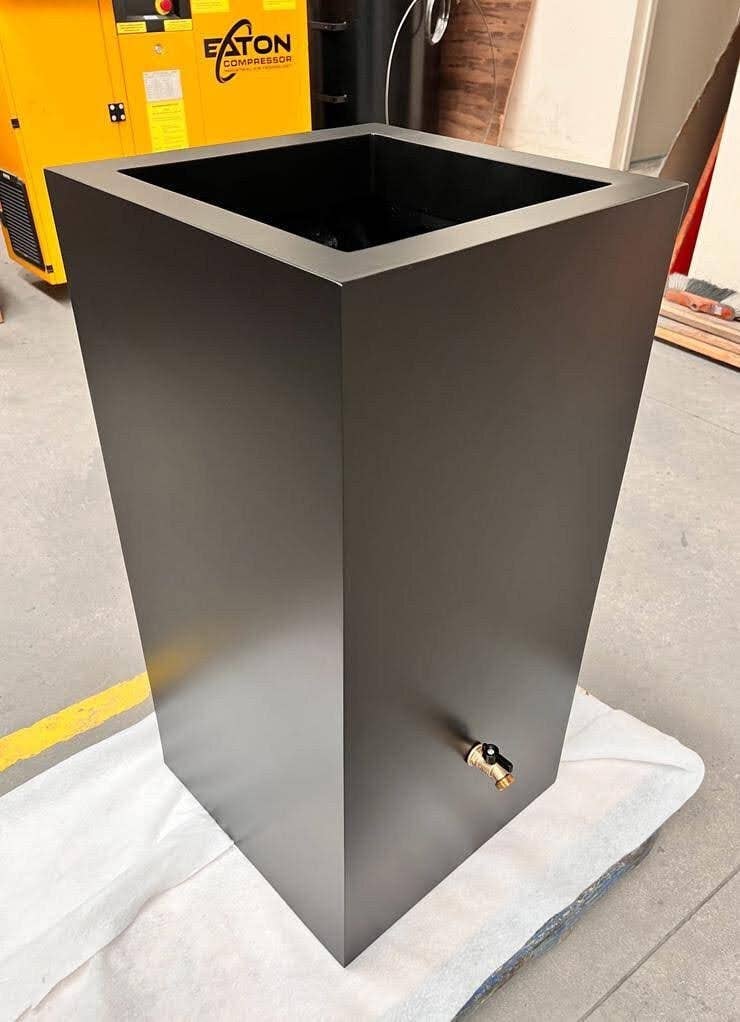 Tikal Composite Designs - Wholesale Outdoor Ornament/Decor - Modern Fiberglass Oolal Rain Barrel5