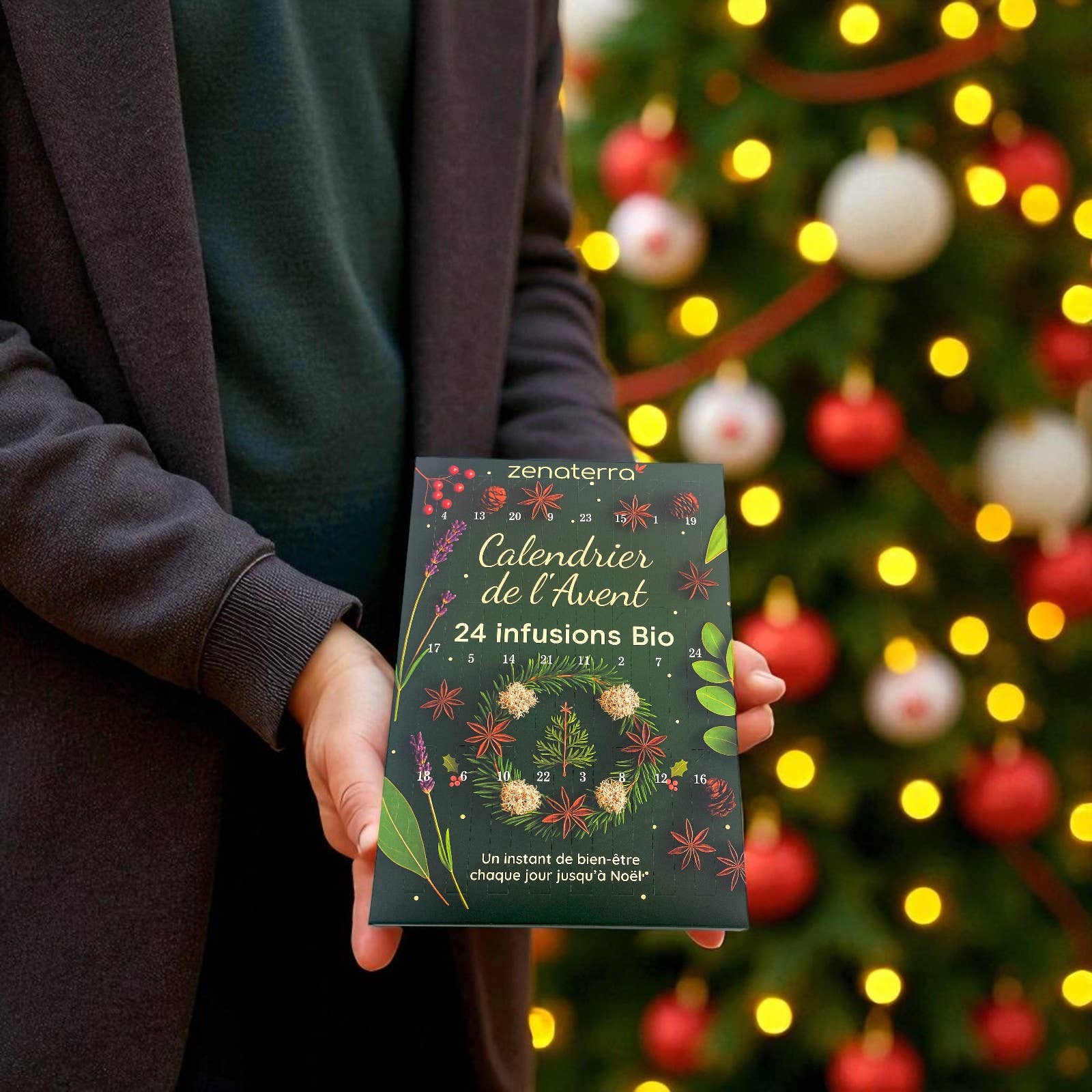 Zen'Arôme - Wholesale Advent Calendar - Advent Calendar 24 Organic Herbal Teas – 100% Natural17