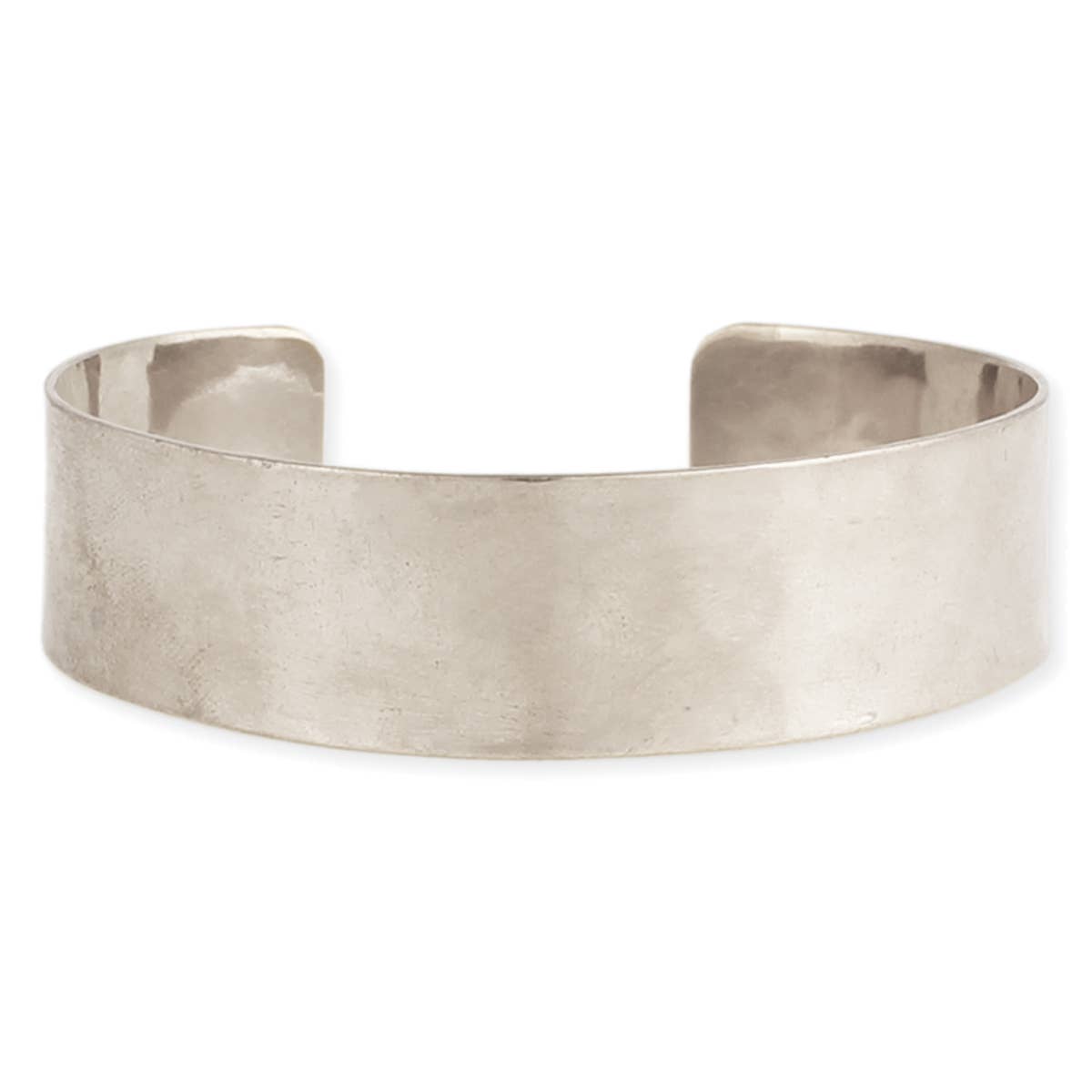 ZAD - Wholesale Cuff Bracelet - Silver Hammered Cuff1