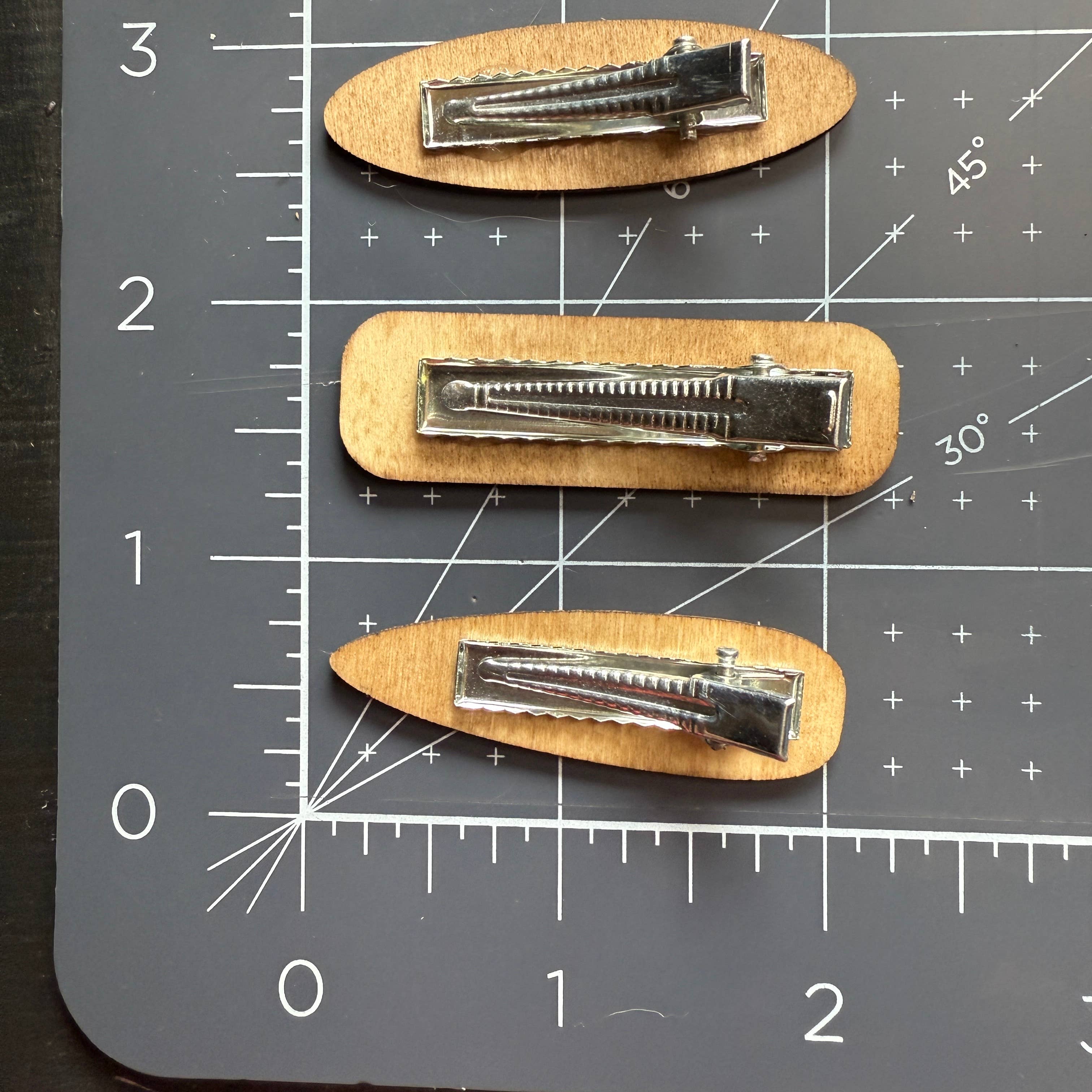 National Parks and Beyond - Wholesale Hair Clip - Women's - Flower Garden Wooden Alligator Hair Clips in 2-inch long8