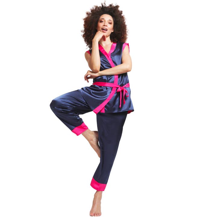 Pyjama kimono à manches courtes pour la vente par La Suite Jenny Sacerdote