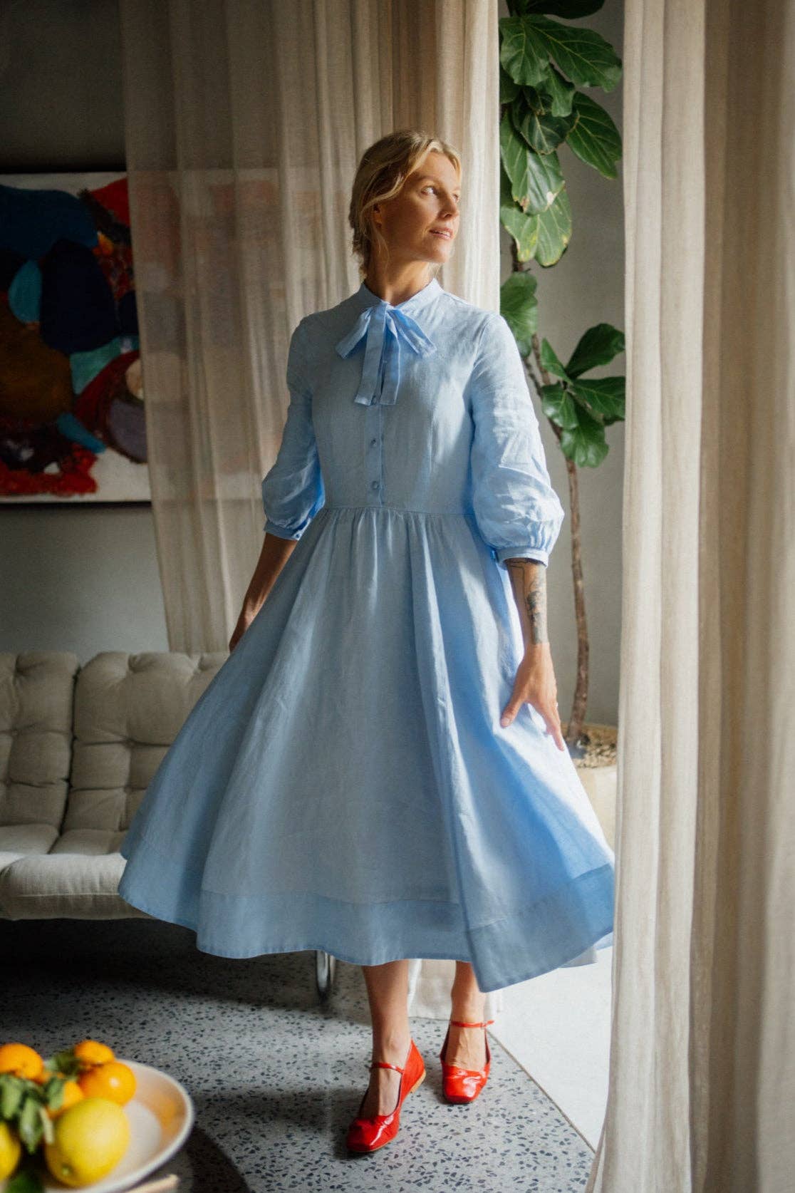 Son de Flor - Wholesale Dress - Women's - Jasmine Dress, 3/4 Sleeve31