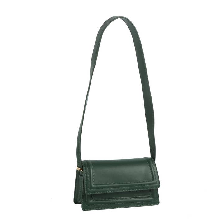 Handbag Factory Corp - Wholesale Shoulder Bag - Women's - Structured Layer Flap Shoulder Bag3