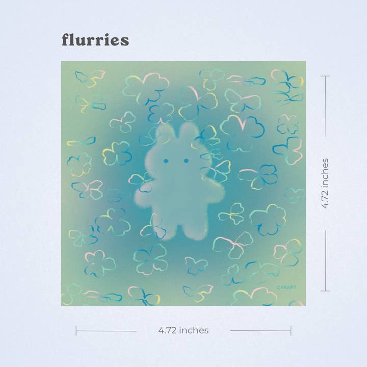 flurries art print for wholesale by cxnart