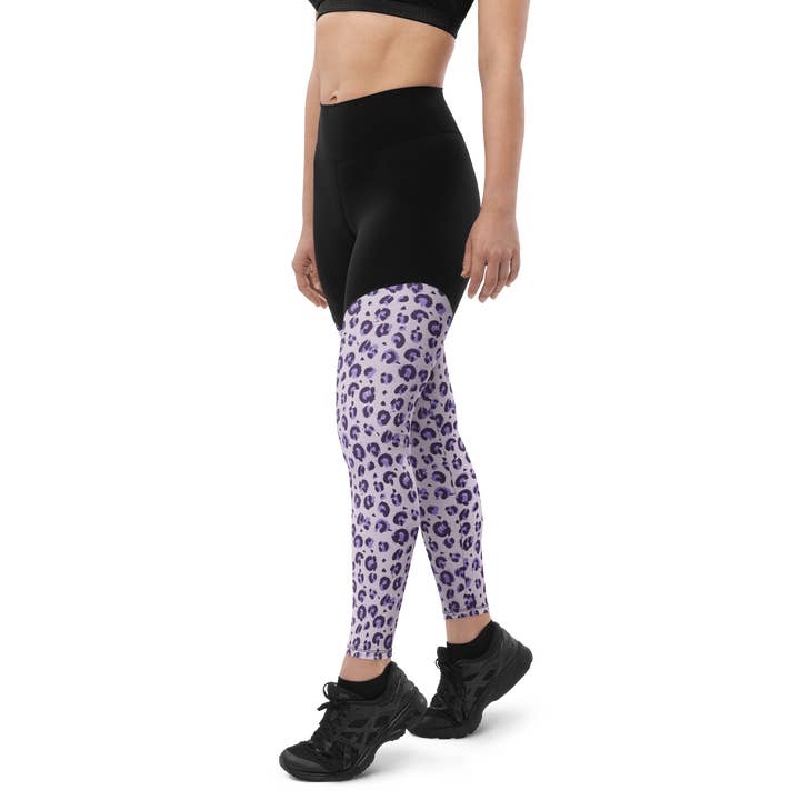 Guépard africain violet - Legging de sport pour la vente par GymLeggs