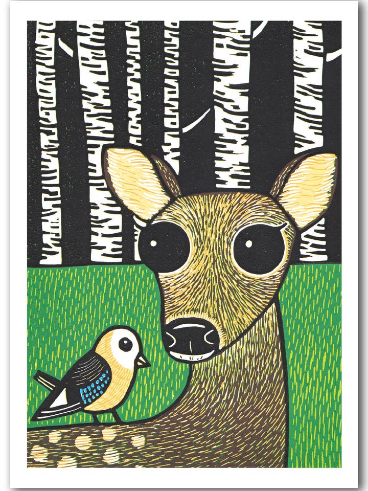NC474 Doe & Jay - Kat Lendacka for wholesale by Cardiau Nico Cards