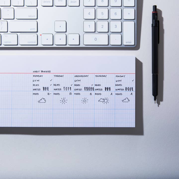 Case Study - Wholesale Notepad - Keyboard Grid Notepad – Desk Pad for Daily Tasks & Planning5