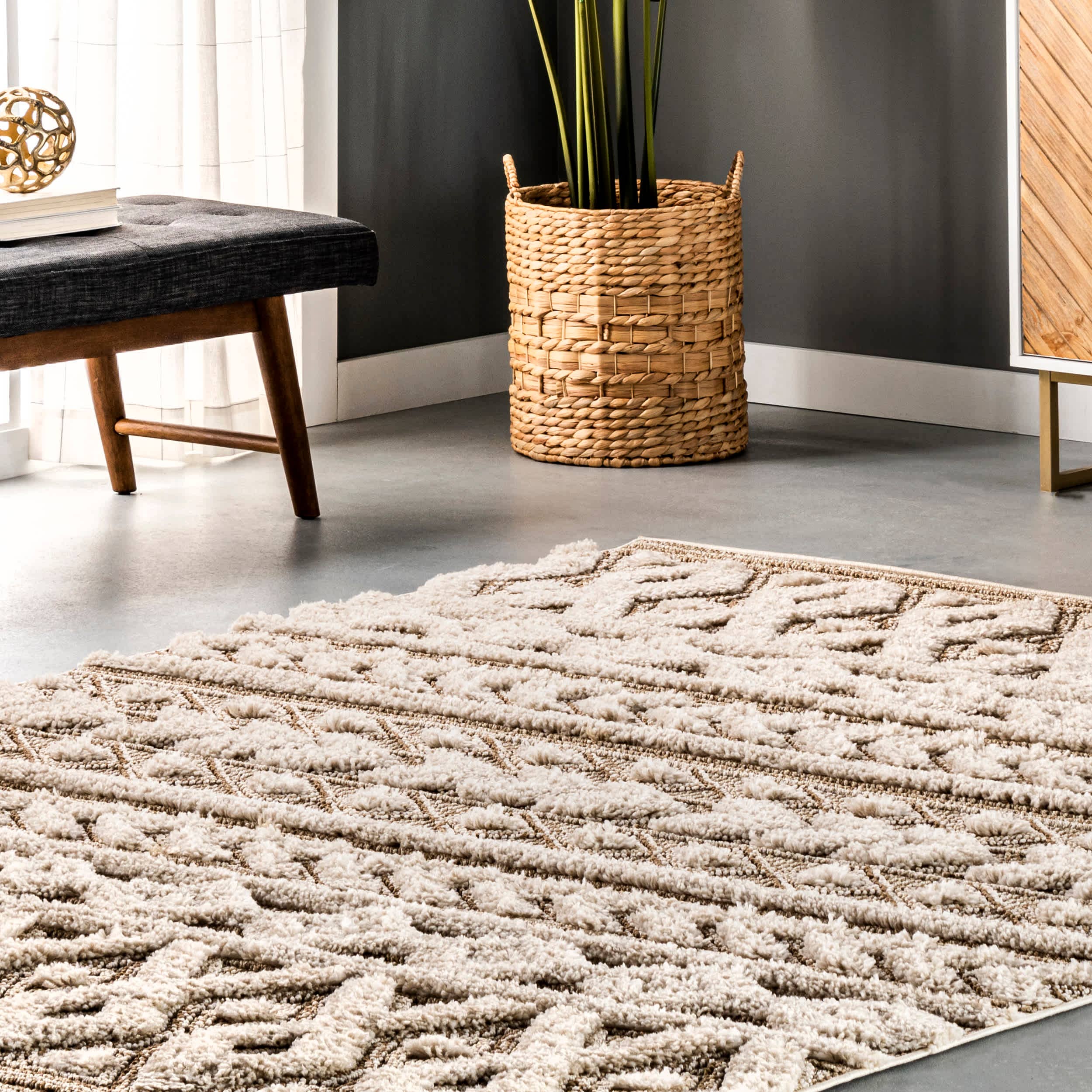 nuLOOM - Wholesale Area Rug - Rebecca High Low Textured Shaggy Area Rug16