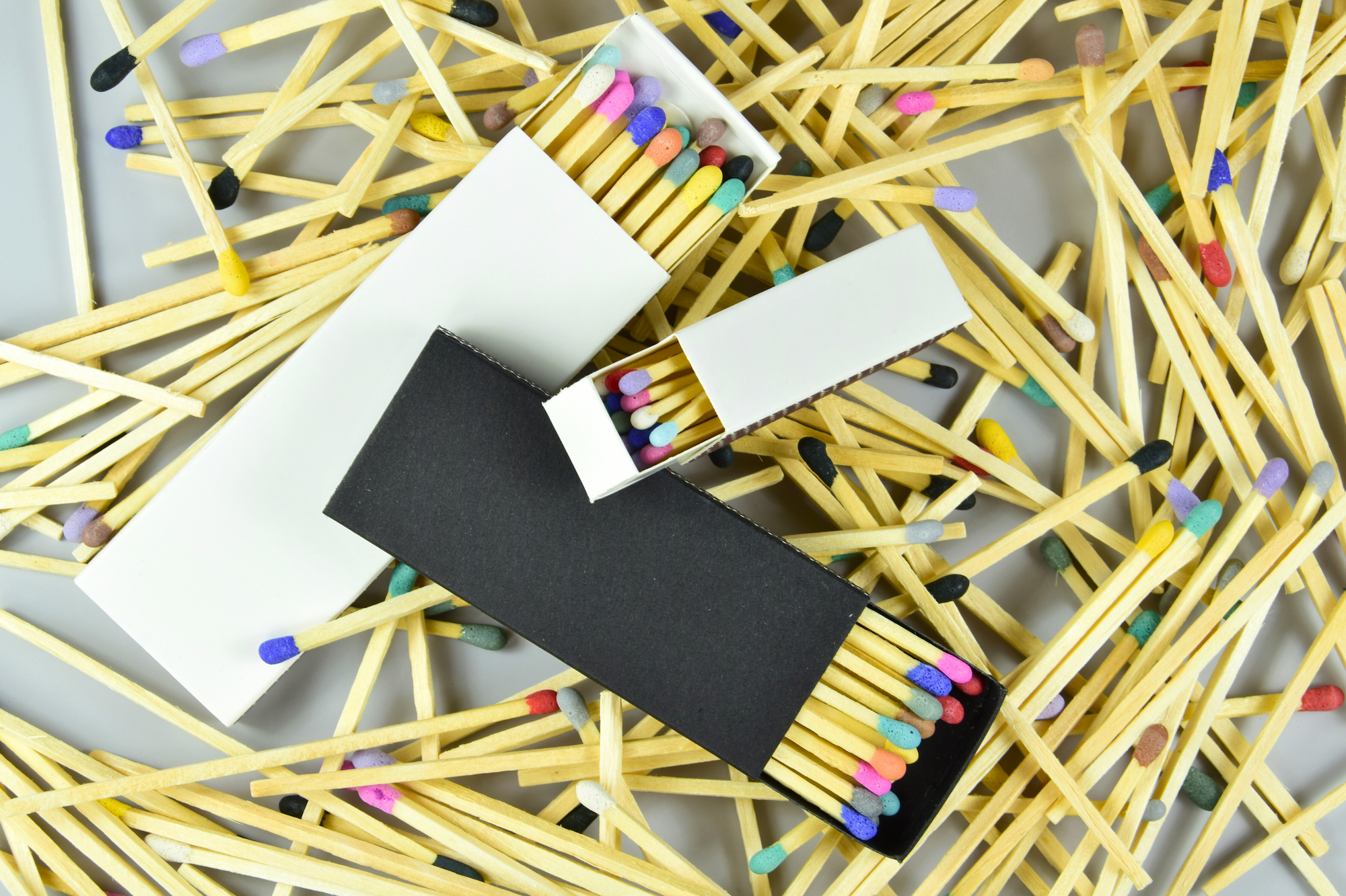 Chandler Studio - Wholesale Matches - 2" Inch Matchboxes - Matchsticks - Matches - Colorful5