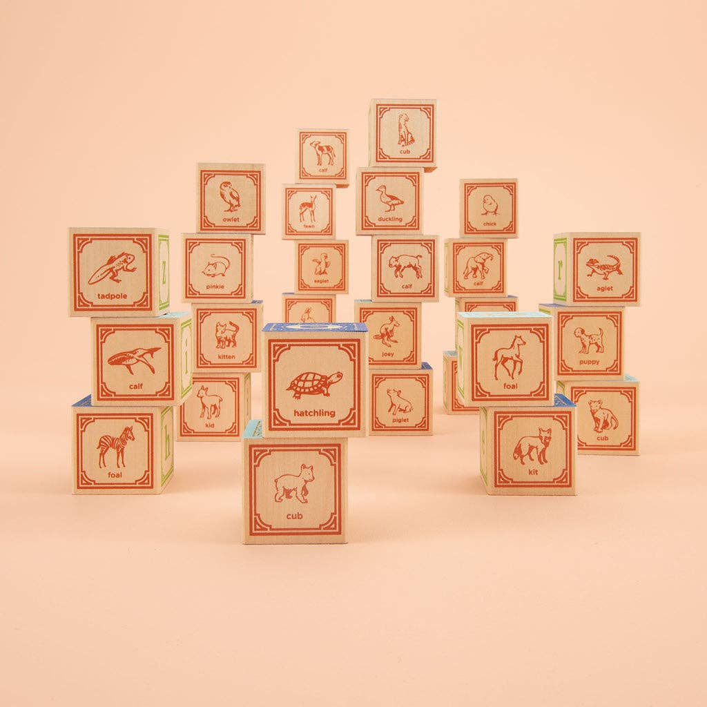 Uncle Goose - Vente Cubes de jeu – enfant et bébé - Blocs ABC en minuscules Uncle Goose Classic2