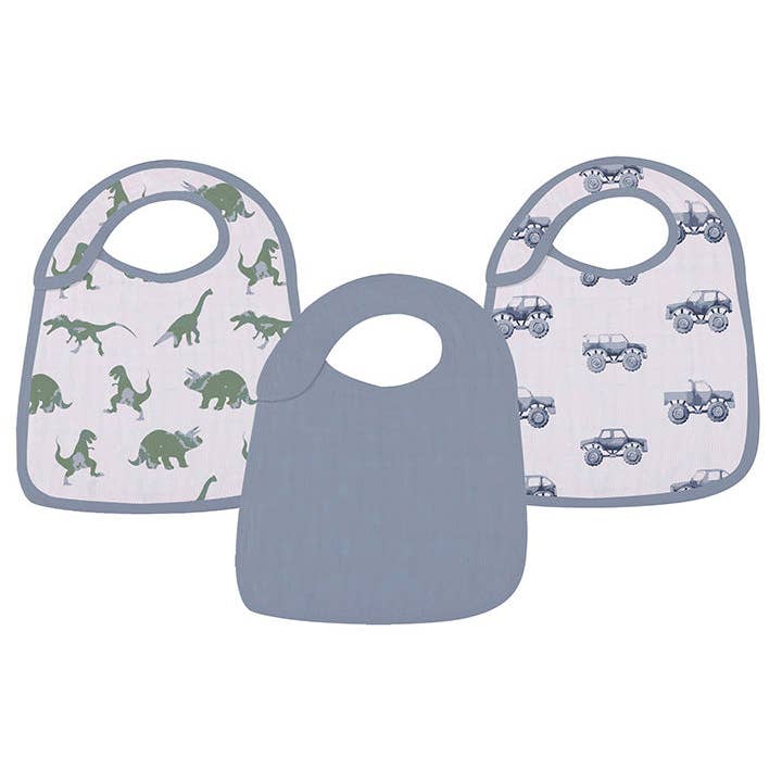 Newcastle Classics - Wholesale Bib - Baby - Rough Terrain Cotton Snap Bibs1