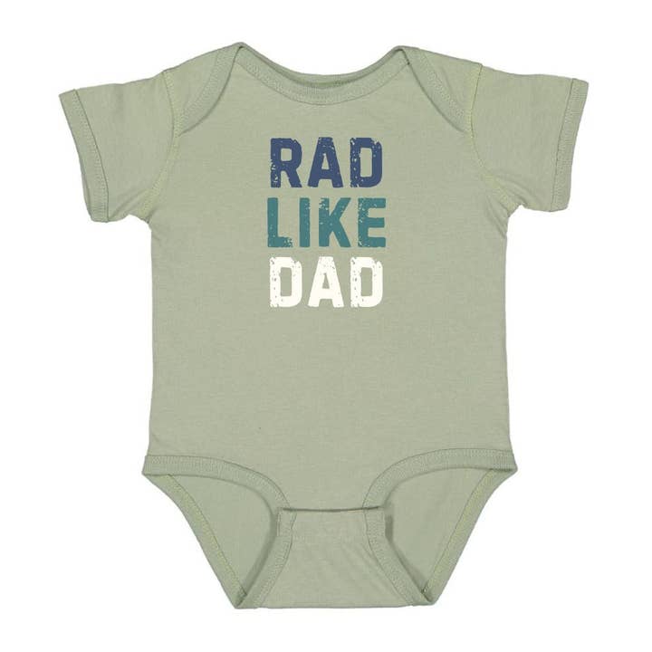 Rad Like Dad Short Sleeve Bodysuit - Father's Day - Baby for wholesale by Sweet Wink