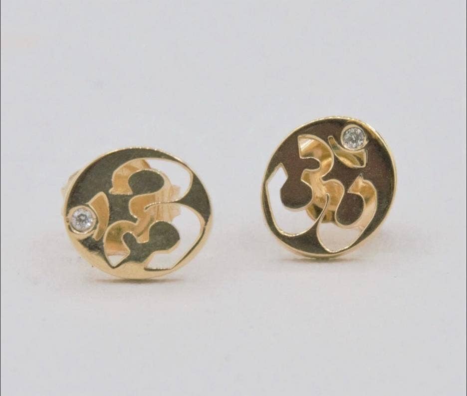 Jen Stock Mindful Designs - Wholesale Stud/Post Earrings - Signature ©️Goddess Earrings || Classic OM1