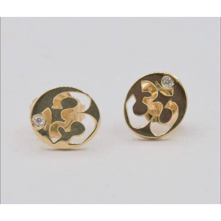 Jen Stock Mindful Designs - Wholesale Stud/Post Earrings - Signature ©️Goddess Earrings || Classic OM1