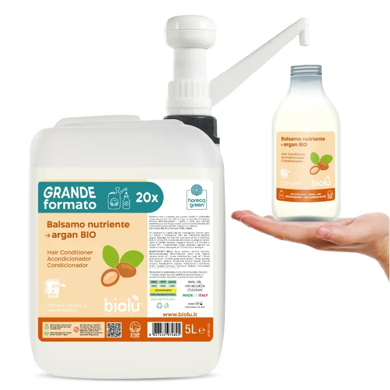 NIVEL SRL SOCIETÀ BENEFIT - Wholesale Hair Conditioner - Biolù Cosmetics - Organic Argan Nourishing Balm 250mL2