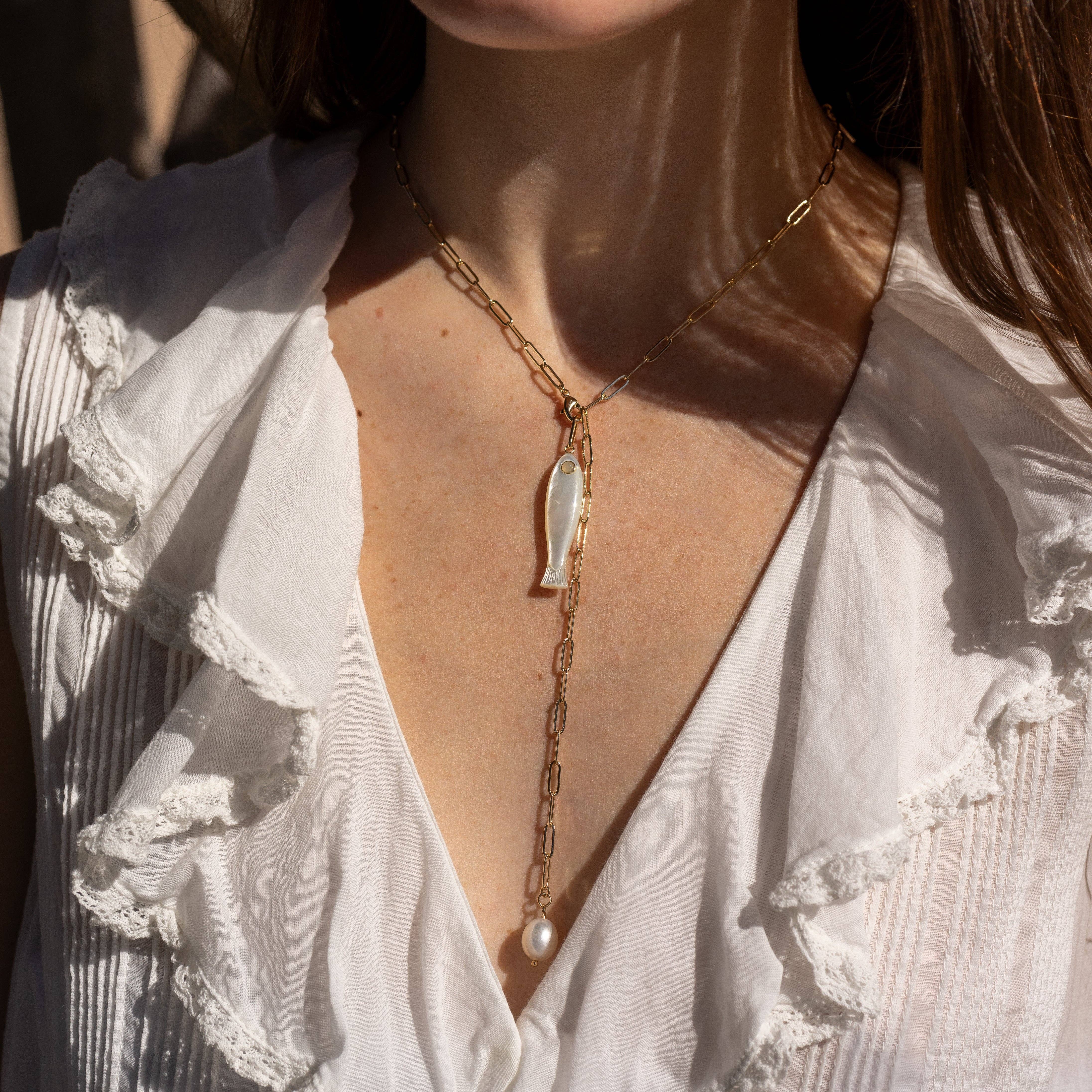 THATCH - Wholesale Individual Charm/Pendant - Fortuna Mother Of Pearl Charm1