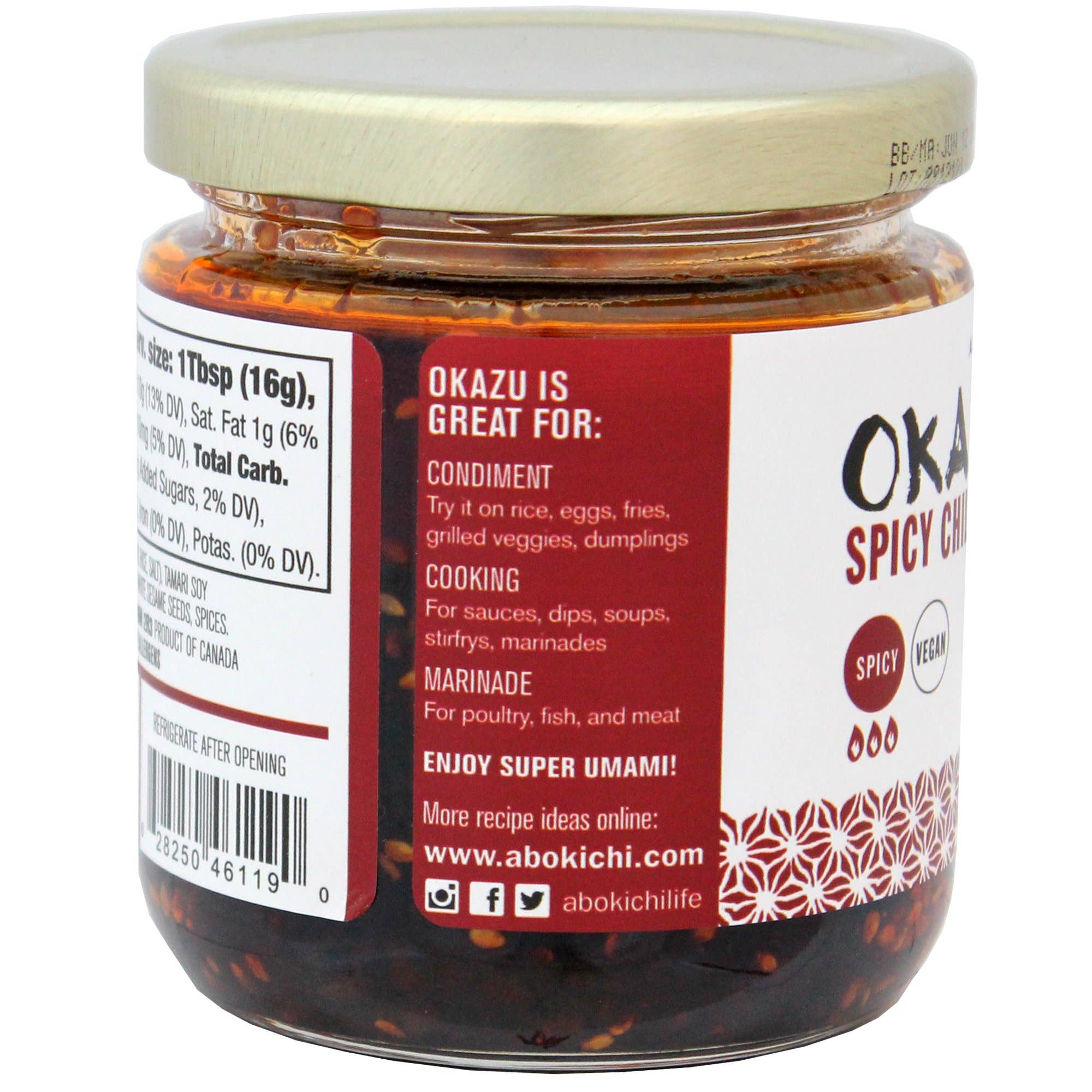 M5 Corporation - Vente Sauces - Miso épicé au chili - 8 oz (230 ml)2