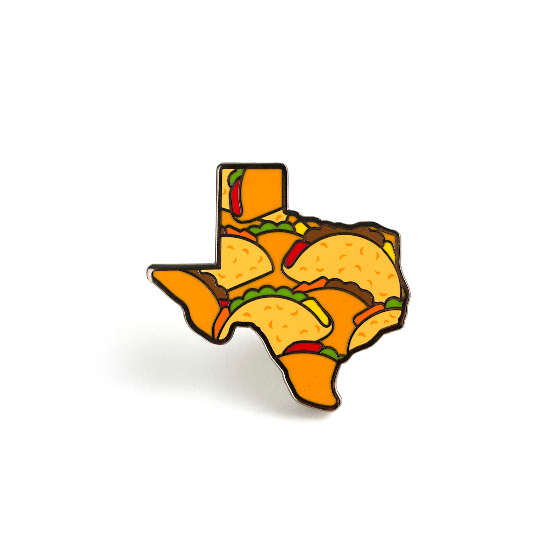 LuxCups Creative - Wholesale Lapel Pin/Button - Texas Tacos Pin3