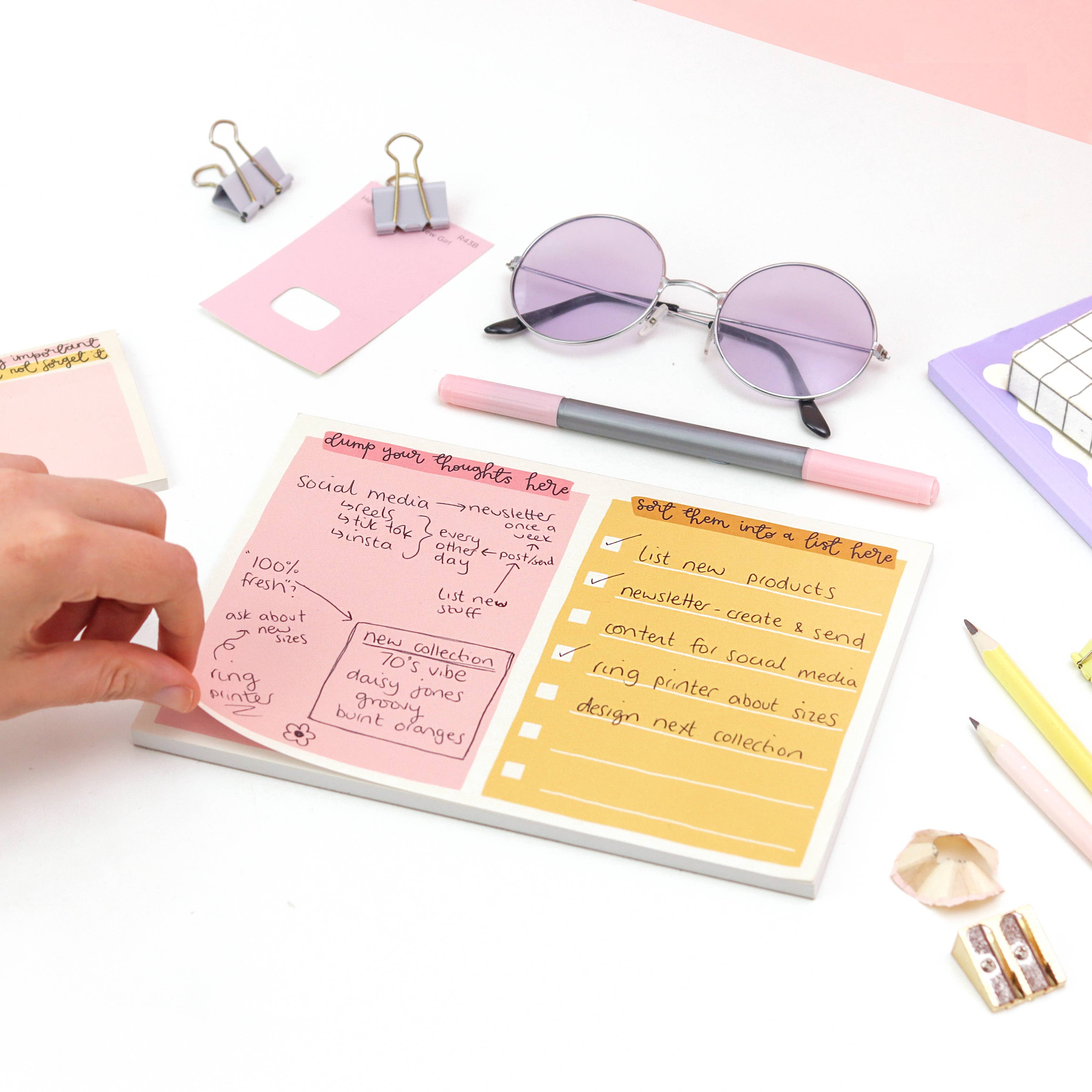 Oh, Laura – wholesale Notepad – a5 notepad - organise your thoughts3