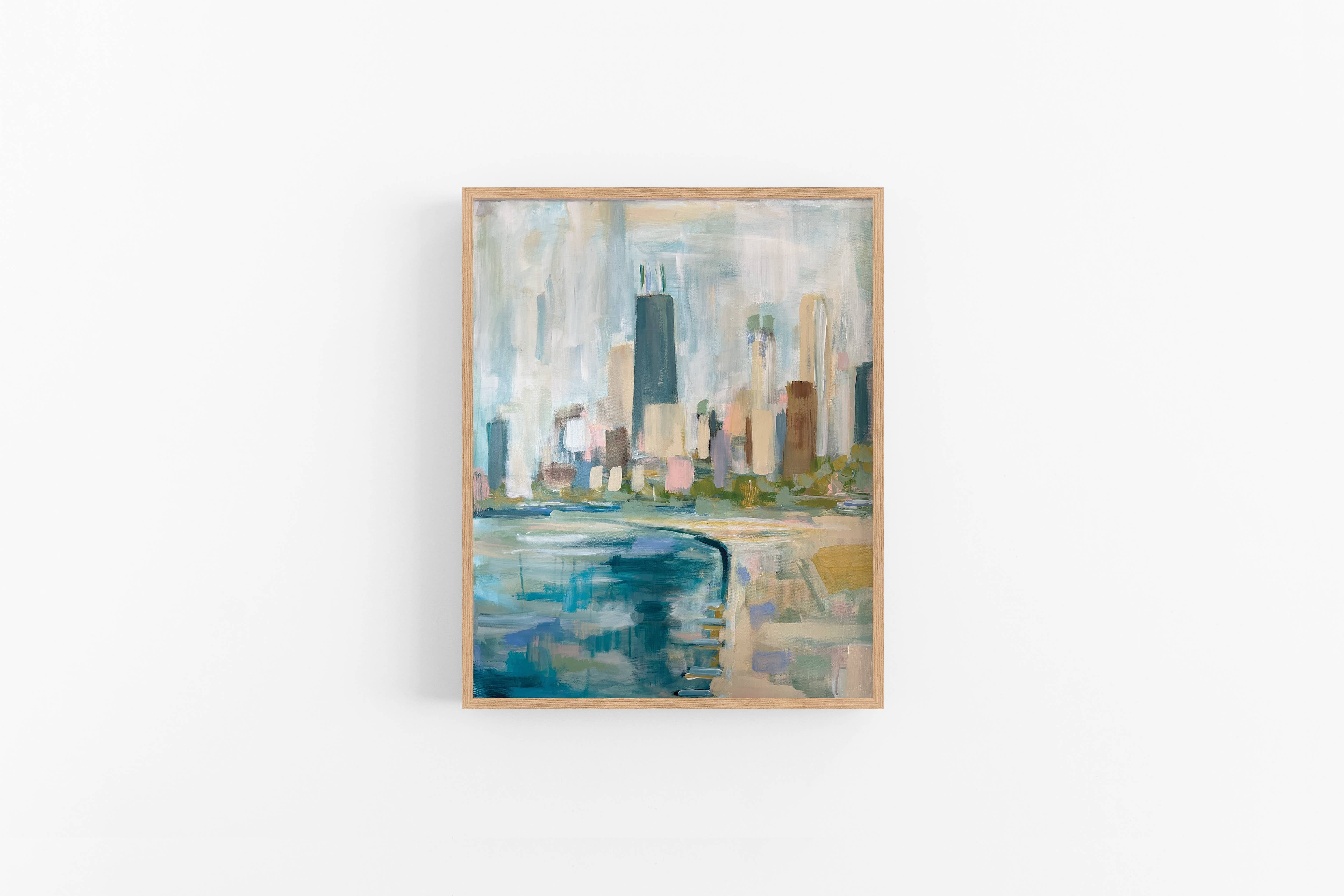 Rachel Reynolds Art - Wholesale Art Print - The City on the Lake Art Print1
