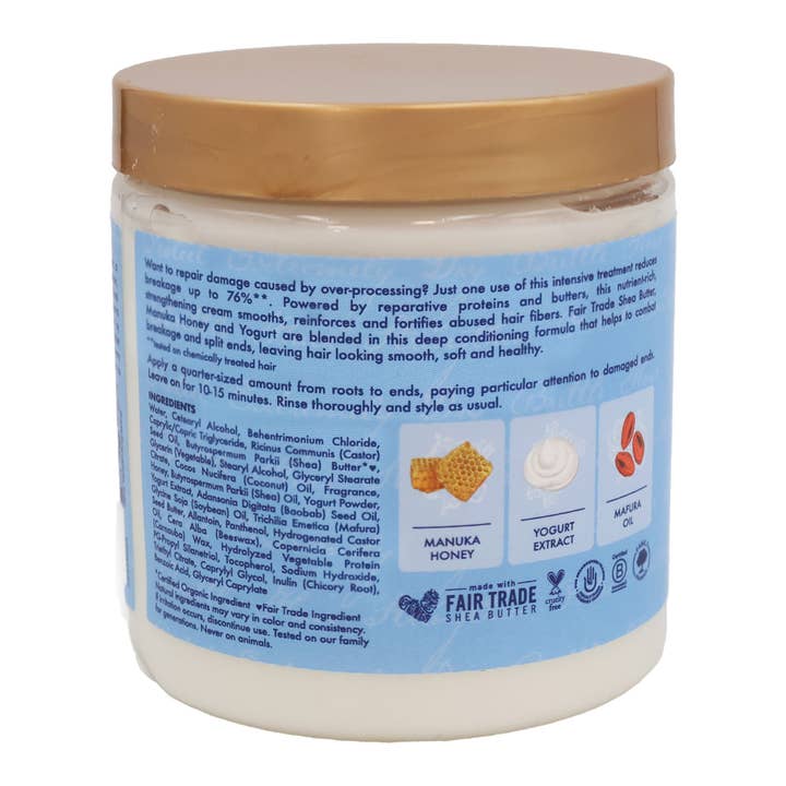 KT Supply – wholesale Hair Mask – Shea Moisture Manuka Honey&Yogurt Power Treatment,8oz1