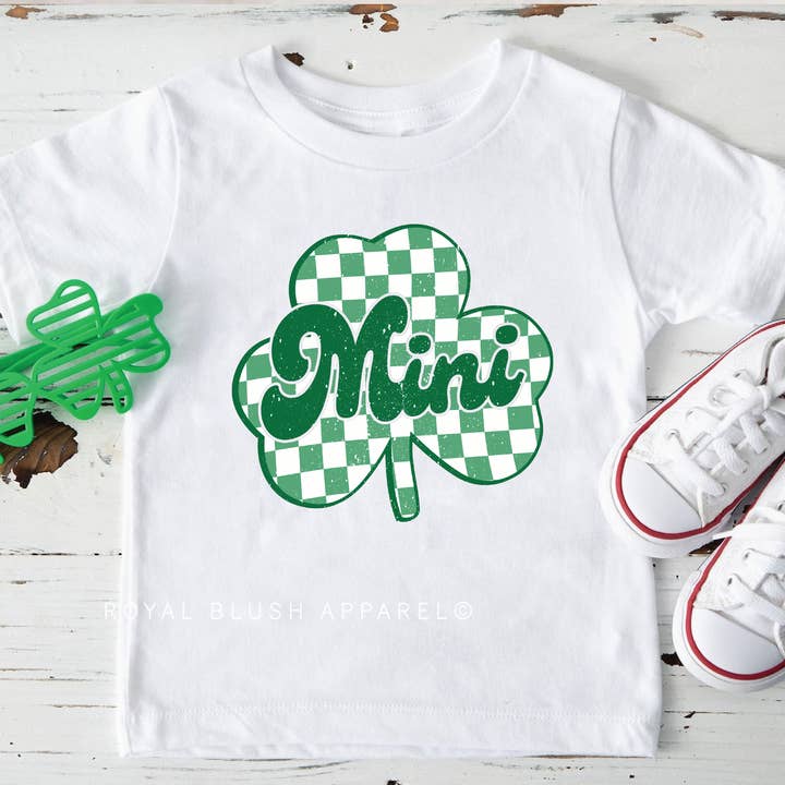 Transferência a cores de crianças e jovens MINI Shamrock Full Color por atacado de RBA Transfers