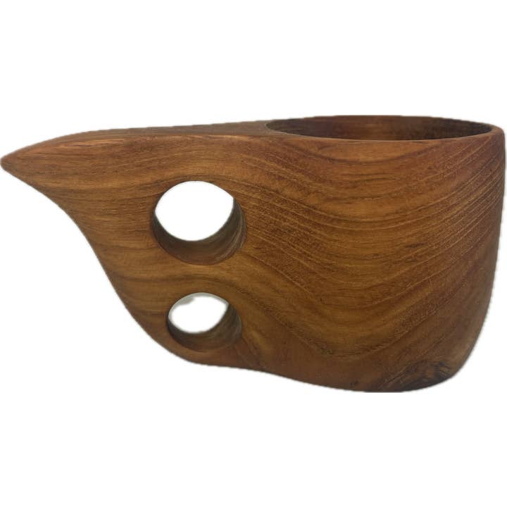 Tuckahoe Hardwoods - Wholesale Coffee Mug - Teak Kuksa Coffee & Tea Mug5
