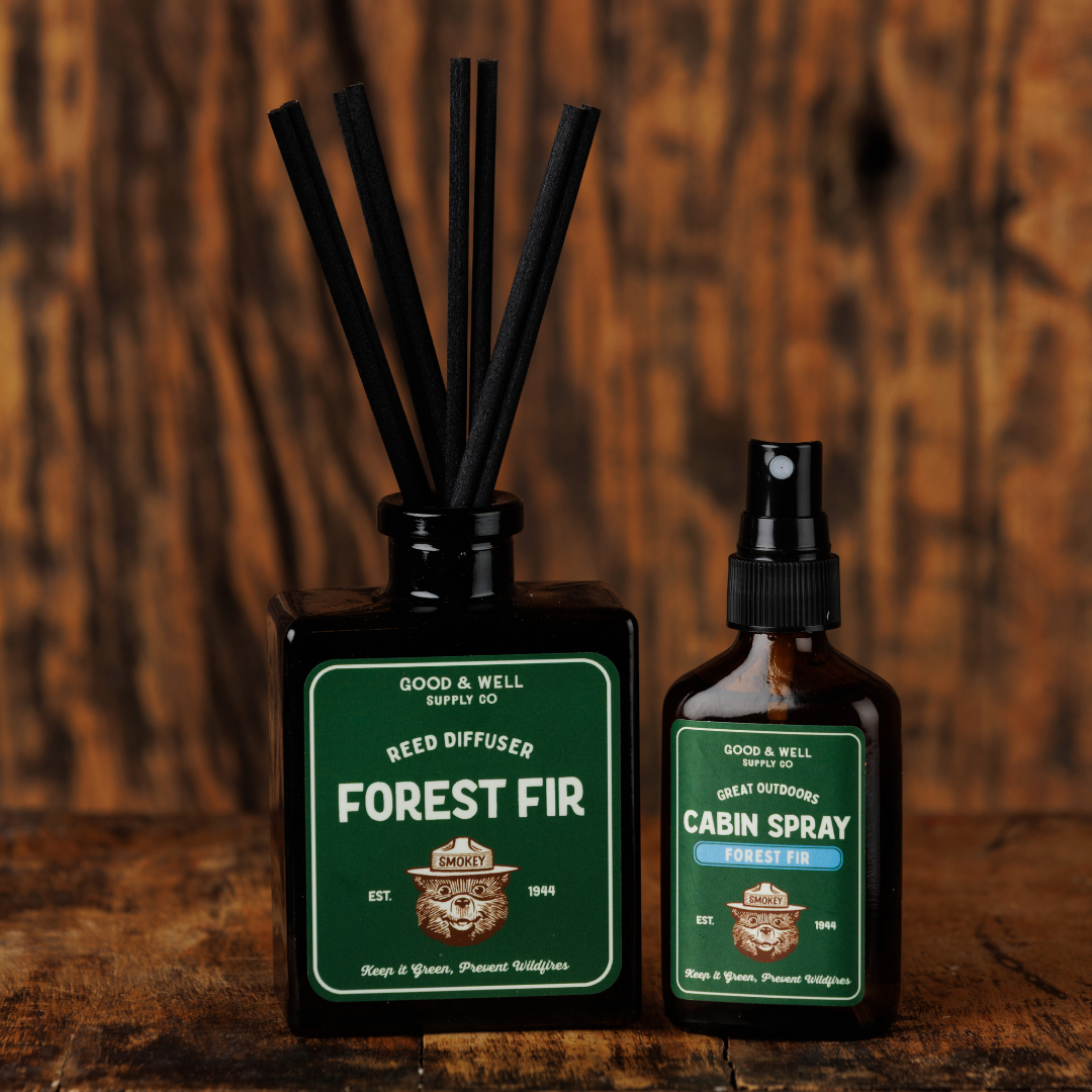 Good & Well Supply Co. – wholesale Room & linen spray – Forest Fir Smokey Bear Cabin Spray1