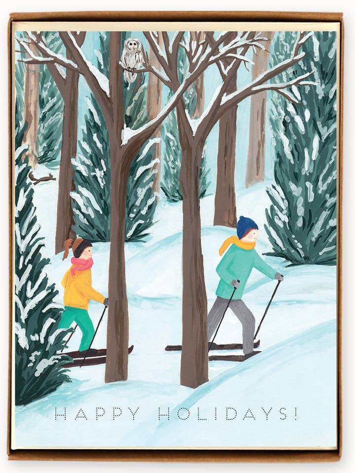 Holiday Cross Country - Confezione da 8 biglietti per la vendita all'ingrosso da parte di The Paperhood