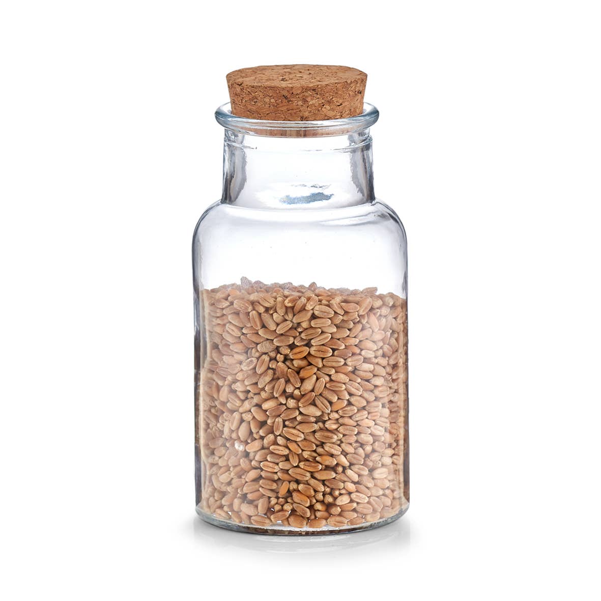 transparent Storage jar with cork lid, 250 ml for wholesale on Faire2