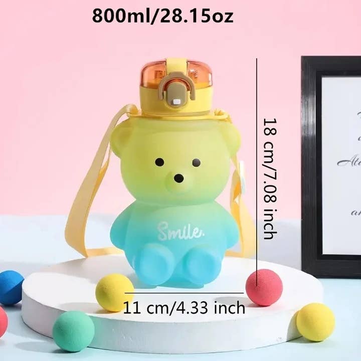 Haaro - Wholesale Water Bottle - Attractive Bear Water Bottle For Kids - Assorted