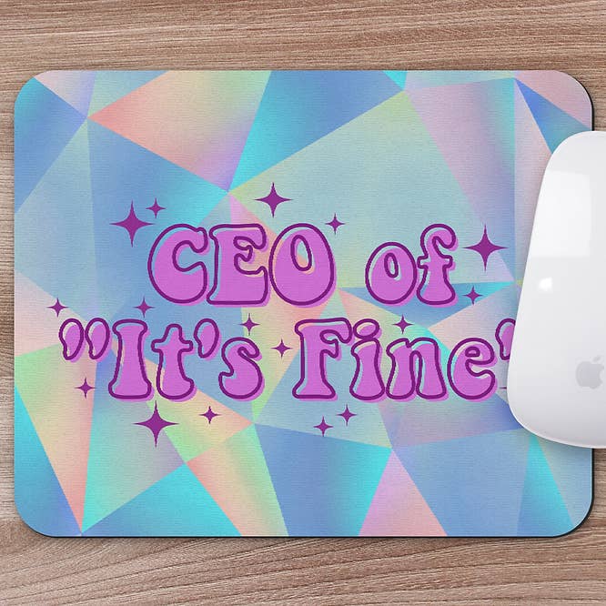 CEO Mousepad for wholesale by Feisty Design Company