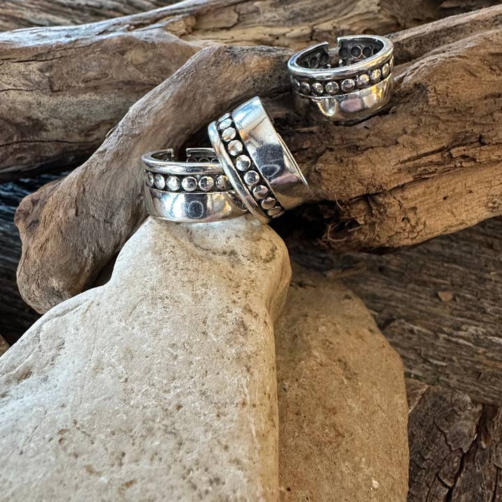 Bohemian Grace - Wholesale Band/Stacked Ring - Cascade sterling silver ring5