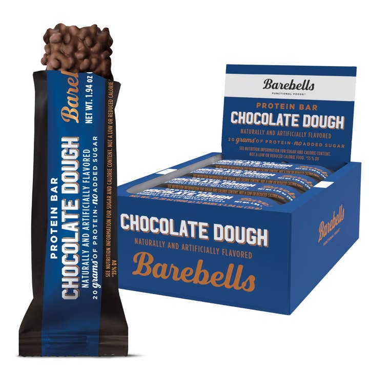 Barebells Chocolate Dough Bar 12 Per Box for wholesale by Shop The King