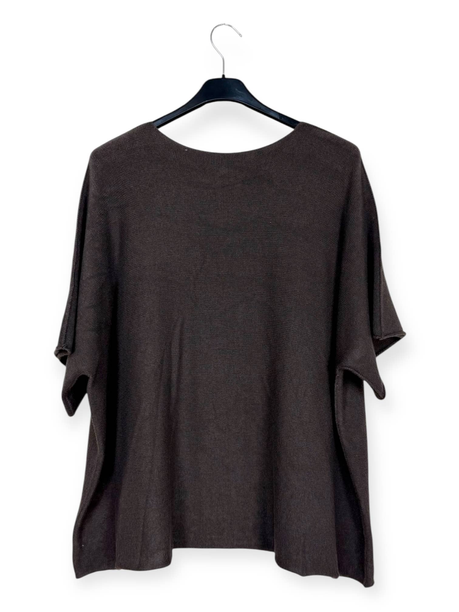 Lucky Nana - Wholesale Poncho - Women's - AH L2202 - Plus Size V-Neck Poncho Sweater18