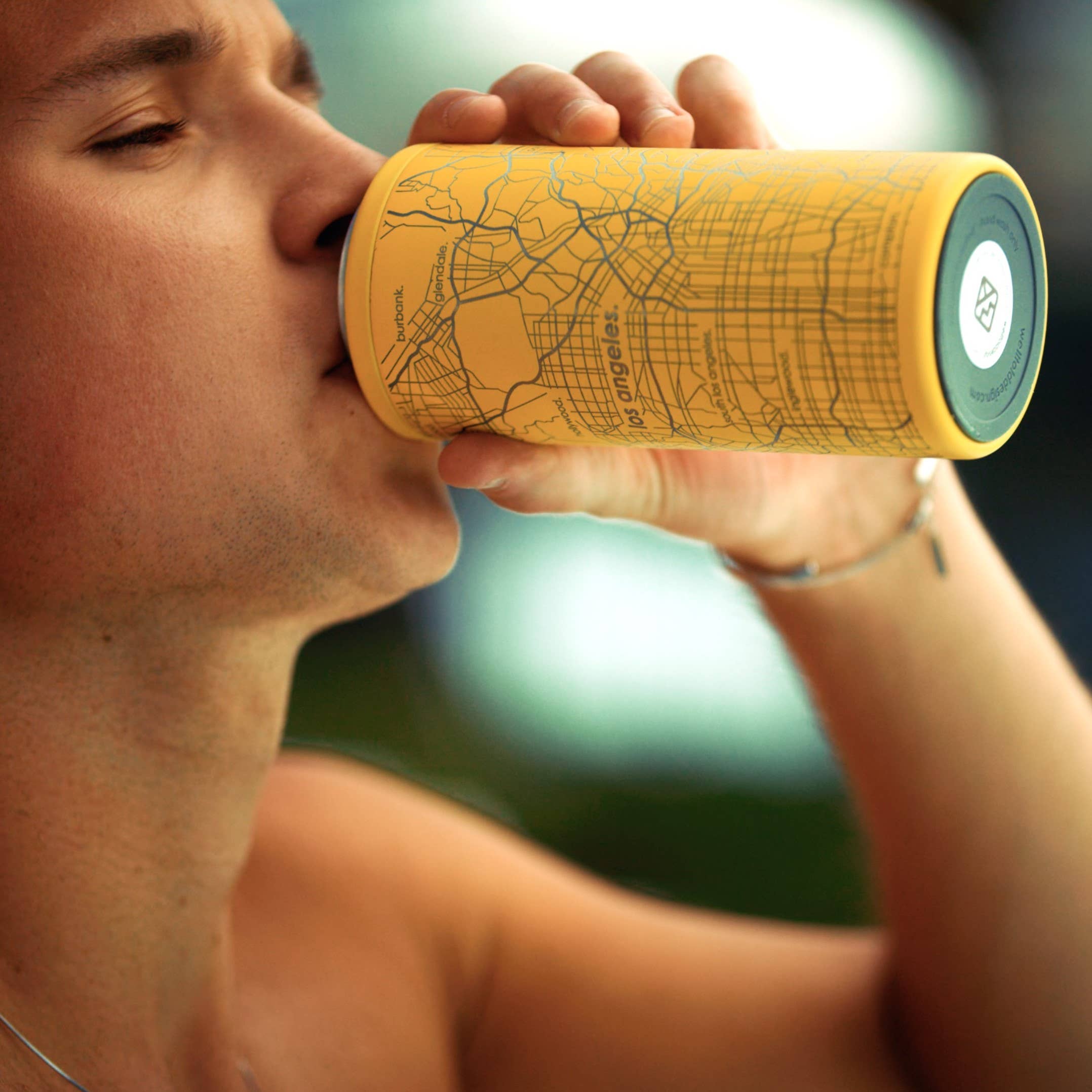 Well Told - Wholesale Drink Huggers & Koozies - CUSTOM ETCHED - U.S. City / Town Map - Slim Can Cooler -12oz7