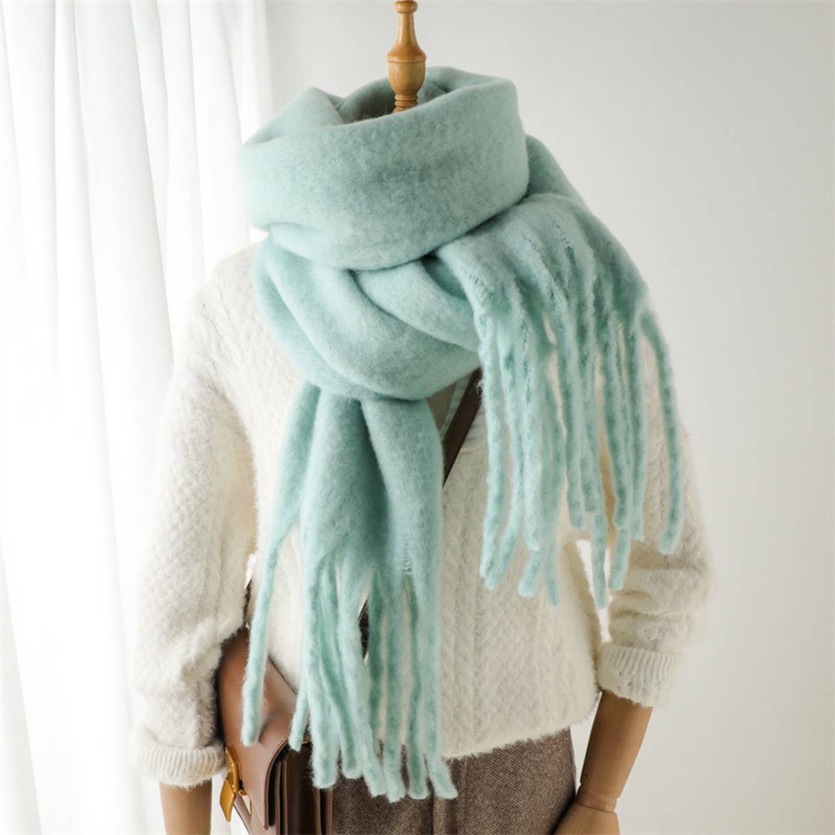 ACCITY - Wholesale Scarf - Women's - Mohair Tassel Scarf for Winter, Unisex Long Shawl_CWASC096516