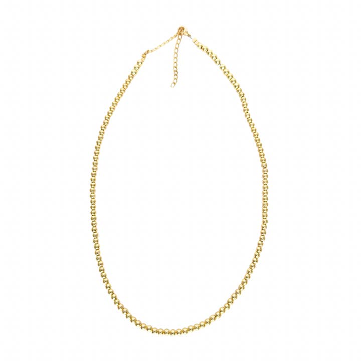 Coco's Beads and Co - Wholesale Link & Chain Necklace - The Goldie Necklace- 4MM