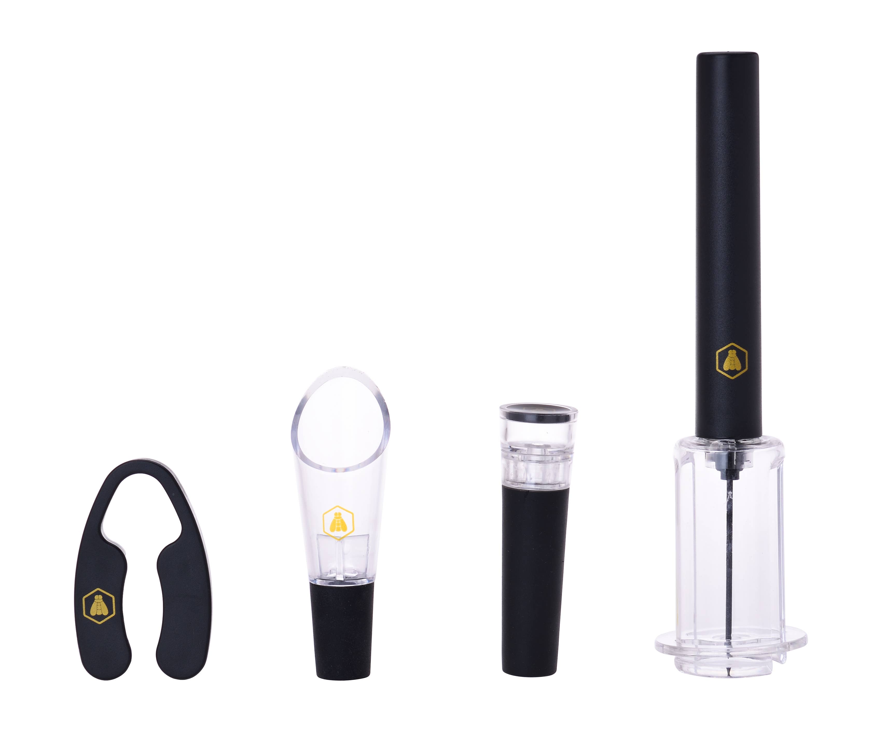 Laguiole - Wholesale Wijnbenodigdhedenset - Luchtdrukkurkentrekker en wijnaccessoires set2